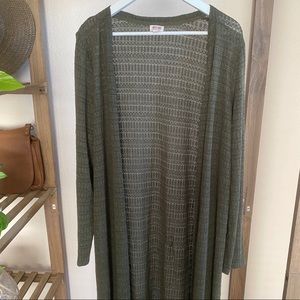 Mossimo Long Open Front Knit Sweater